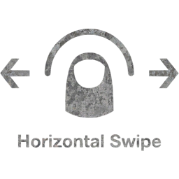 horizontal swipe 2 icon