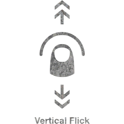 vertical flick 2 icon