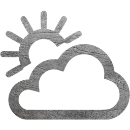 partly cloudy day icon