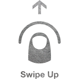 swipe up 2 icon