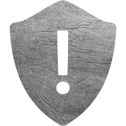 warning shield icon