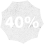 40 percent badge