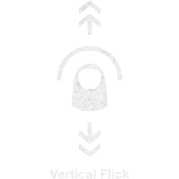 vertical flick 2 icon