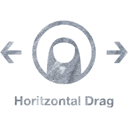 horizontal drag 2 icon