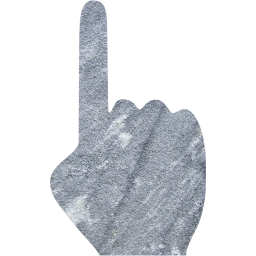 one finger icon