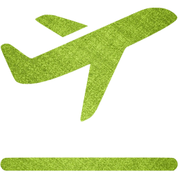 airplane takeoff icon