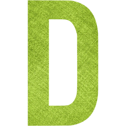 letter d icon