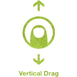 vertical drag 2 icon