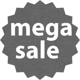 mega sale badge icon