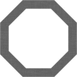 octagon outline icon