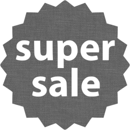 super sale badge icon