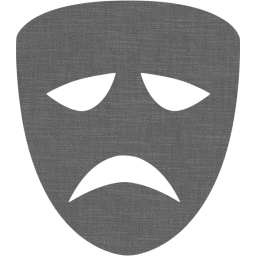 tragedy mask icon