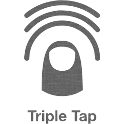 triple tap 2 icon