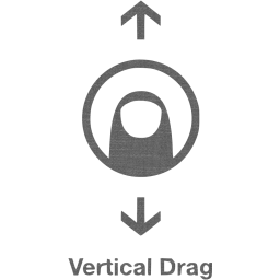 vertical drag 2 icon