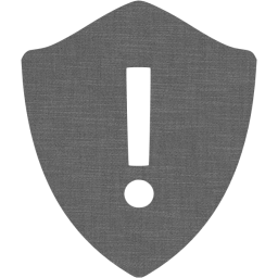 warning shield icon