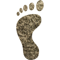 left footprint icon