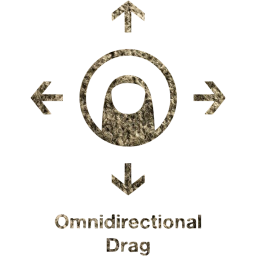 omnidirectional drag 2 icon