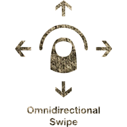 omnidirectional swipe 2 icon