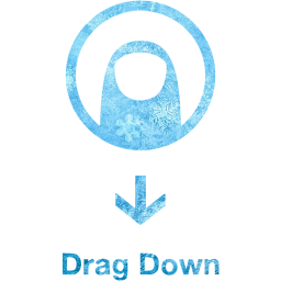 drag down 2 icon