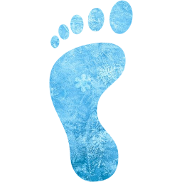 left footprint icon