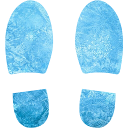 shoes footprints icon