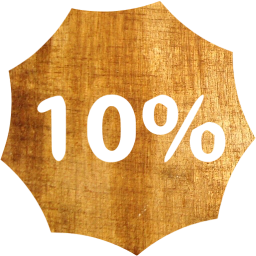 10 percent badge icon