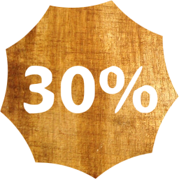 30 percent badge icon