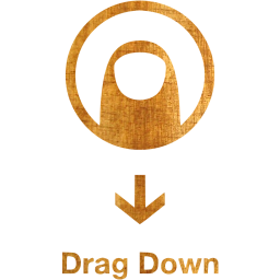 drag down 2 icon