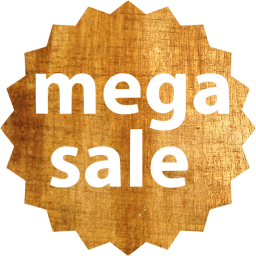 mega sale badge icon