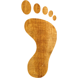 right footprint icon