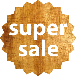 super sale badge icon