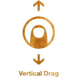 vertical drag 2 icon