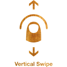 vertical swipe 2 icon