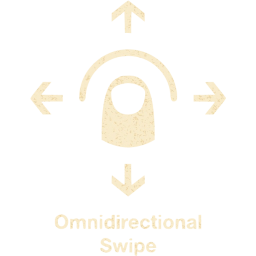 omnidirectional swipe 2 icon