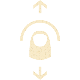 vertical swipe icon