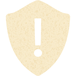 warning shield icon