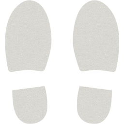 shoes footprints icon