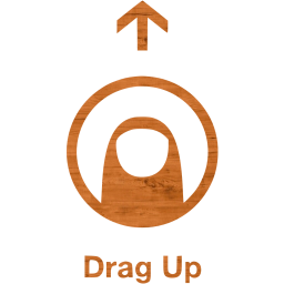 drag up 2 icon