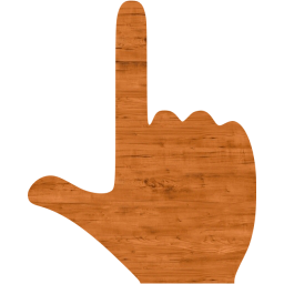 finger and thumb icon