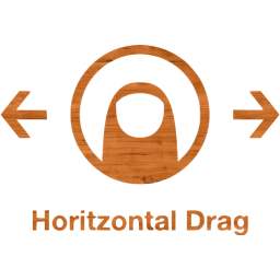 horizontal drag 2 icon