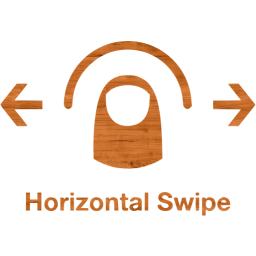 horizontal swipe 2 icon