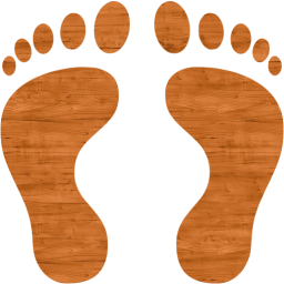 human footprints icon