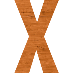 letter x icon