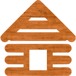 log cabin icon