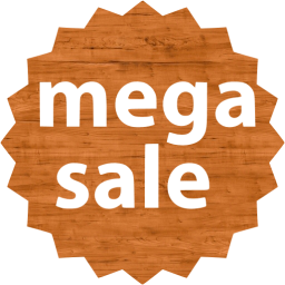 mega sale badge icon