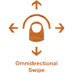 omnidirectional swipe 2 icon