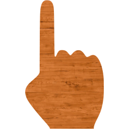 one finger icon