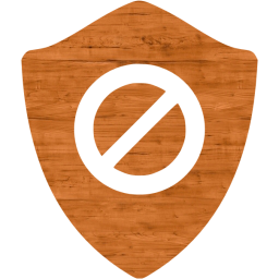 restriction shield icon