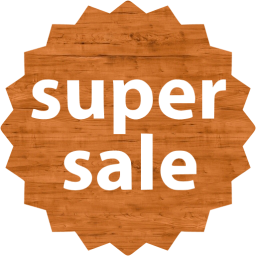 super sale badge icon