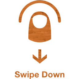 swipe down 2 icon